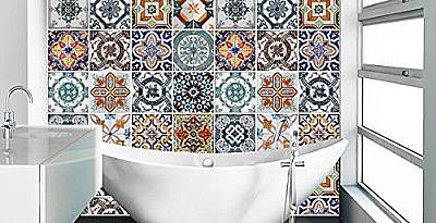 19 Идеи за бани с привличащи погледа плочки