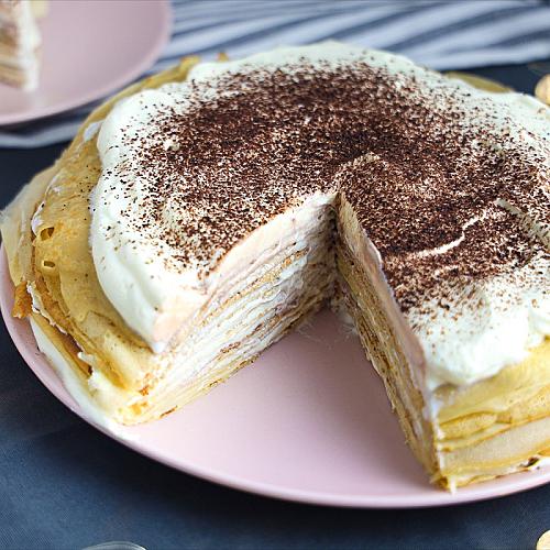Палачинкова торта “Тирамису”